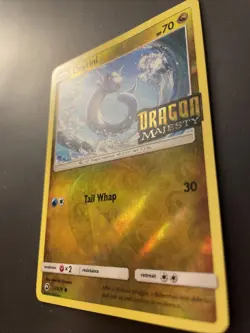 Dratini 35/70 Dragon Majesty Stamped Toys R Us Promo DMG Pokemon Card - Image 2