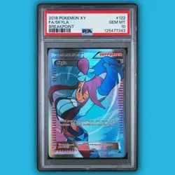 Pokemon Skyla XY Breakpoint Full Art #122 PSA 10 Gem Mint - Image 1