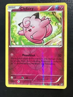 Clefairy 70/111 Pokemon Furious Fists Reverse Holo Common TCG LP - Image 1