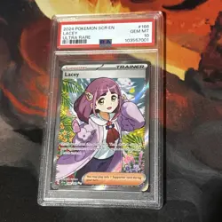 2024 POKEMON SCR EN-STELLAR CROWN ULTRA RARE LACEY 166/142 PSA 10 - Image 1