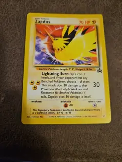Zapdos 23 Promo Rare Pokemon - Vintage 1999-2000 Wizards - Near Mint - Image 1