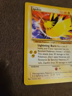 Zapdos 23 Promo Rare Pokemon - Vintage 1999-2000 Wizards - Near Mint - Image 2