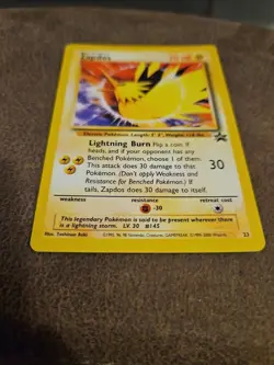 Zapdos 23 Promo Rare Pokemon - Vintage 1999-2000 Wizards - Near Mint - Image 3