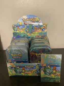 Pokemon Celebrations 25th Anniversary Mini Tins Full Set With Display Box -Empty 820650809378 - Image 1