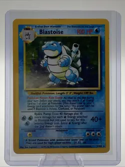 Blastoise 2/102 Pokemon TCG - Base set 2 Rare Holo - Image 1