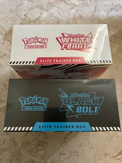Pokemon TCG Scarlet and Violet Black Bolt & White Flare ETB New And Sealed - Image 4