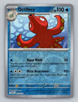 Octillery #034/159 Reverse Holo Journey Together JTG EN Pokemon Scarlet & Violet - Image 1