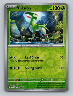 Virizion #015/159 Reverse Holo Journey Together JTG EN Pokemon Scarlet & Violet - Image 1