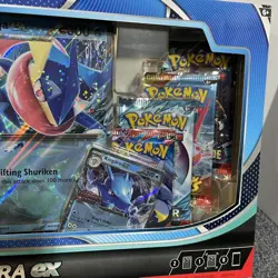 New Pokemon TCG Greninja Ex & Kingdra Ex Special Collection Sealed Box 8 Packs - Image 4