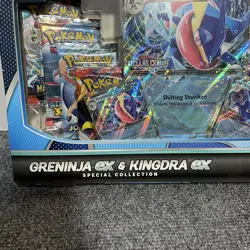 New Pokemon TCG Greninja Ex & Kingdra Ex Special Collection Sealed Box 8 Packs - Image 5