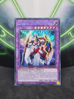 Yugioh Elemental HERO Neos Knight BLHR-EN064 Secret Rare 1st Edition NM - Image 1