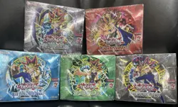 Yu-Gi-Oh 25th Anniversary Booster Box Complete Set (LOB, MRD, SRL, PSV, IOC) - Image 1