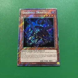 Shadoll Dragon RA04-EN228 1st Edition Platinum Secret Rare Yu-Gi-Oh! NM - Image 1