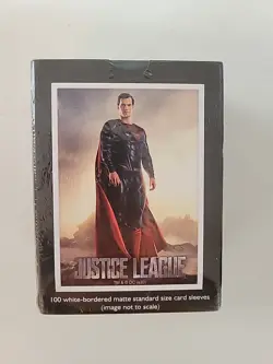 Superman Justice League 100 Standard Size Card Art Sleeves MTG DC 74427845155 - Image 2
