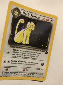Dark Persian 17 Holo Black Star Promo WOTC Pokemon Card - Image 2