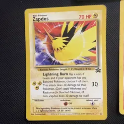 Pokemon Card lot- Zapdos Articuno Moltres 21 22 23 WoTC Black Star Promo - Image 2