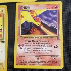 Pokemon Card lot- Zapdos Articuno Moltres 21 22 23 WoTC Black Star Promo - Image 4