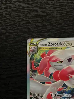 Pokemon TCG Hisuian Zoroark VSTAR SWSH Black Star Promos Holo Card SWSH298 NM - Image 2
