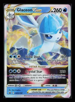 Glaceon VSTAR SWSH197 Promo SWSH: Sword & Shield Promo Cards Pokemon Card - Image 1