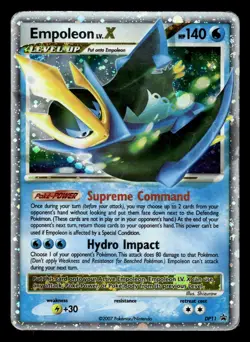 Empoleon LV X DP11 Ultra Rare Black Star Promo Pokemon Card - Image 1