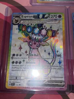 UMBREON AND ESPEON EX PRISMATIC EVOLUTIONS 175 & 176 PROMO CARDS - Image 3