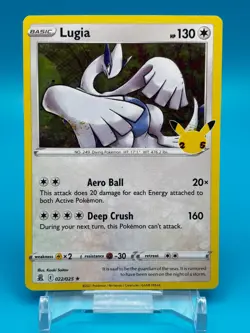 Lugia Pokemon Celebrations Card #22 NM Holo Rare TCG - Image 3