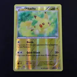 Pikachu Reverse Holo 26/83 XY Generations Common LP/NM 2016 Pokemon TCG Card - Image 1