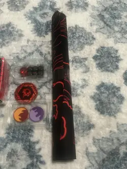 Pokemon Destined Rivals Team Rocket Moltres UPC Deck Box Coin Play Mat No Cards - Image 4