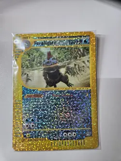 Pokemon Feraligatr Expedition 2/12 Box Topper Reverse Holo Jumbo Oversize Card - Image 1