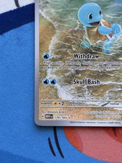 Squirtle 170/165 - NM condition - English Pokemon 151 S&V Illustration Rare Card - Image 5