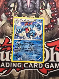 Feraligatr 17/119 Reverse Holo Rare XY Phantom Forces NM Pokemon Card - LP - Image 1