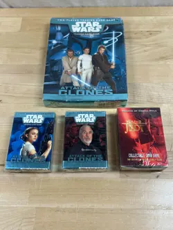 STAR WARS: ATTACK OF THE CLONES TWO PLAYER TRADING CARD GAME W/EXTRA CARD GAMES - Image 1