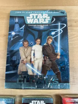 STAR WARS: ATTACK OF THE CLONES TWO PLAYER TRADING CARD GAME W/EXTRA CARD GAMES - Image 2