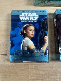 STAR WARS: ATTACK OF THE CLONES TWO PLAYER TRADING CARD GAME W/EXTRA CARD GAMES - Image 3