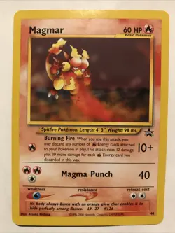 Magmar #44 - Black Star Promo - WoTC Pokemon Card - Image 1