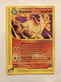 Pokemon Card - Rapidash WoTC Black Star Promo 51 Promo - Image 1