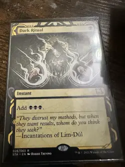Dark Ritual - Extended Art STX NM MTG - Image 1