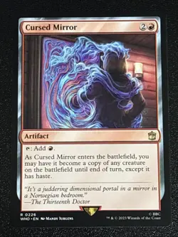MTG Universes Beyond: Doctor Who Cursed Mirror 0226 NM Rare - Image 1