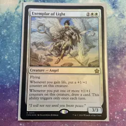 Exemplar of Light (REGULAR) x1 - MTG Foundations FDN #11 - Image 1