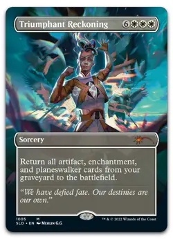Triumphant Reckoning #1005 (NM) Secret Lair Drop SLD Magic MTG - Image 1