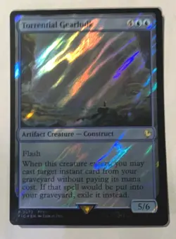 Torrential Gearhulk (Surge Foil) Commander: Final Fantasy - MTG RARE - Image 1