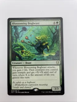 1xMTG Blossoming Bogbeast-Commander 2021-NM - Image 1