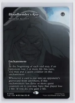 MTG Magic The Gathering Avatar Bloodbenders Rise Eternal-Legal Borderless Mythic - Image 1