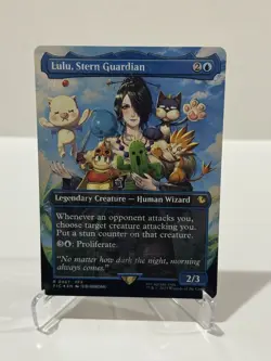 Lulu, Stern Guardian (Borderless) Chocobo Track Foil MTG Final Fantasy NM - Image 1