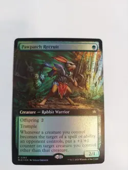 Pawpatch Recruit (Extended Art) Bloomburrow Foil - Image 1