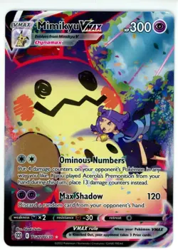 Pokemon TCG Mimikyu VMAX TG17/TG30 Swsh09: Brilliant Stars Trainer Gallery Ultra - Image 1