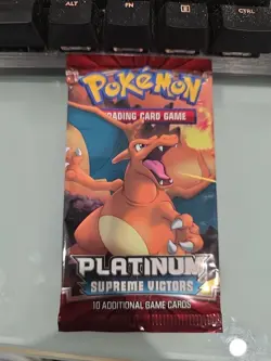 Pokemon Platinum Supreme Victors Booster Pack New Factory Sealed Charizard Art - Image 1