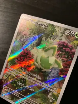 Carte Pokemon : Poussacha 196/193 Evolutions a Paldea Francaise - Image 2