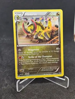 Pokemon Card Haxorus 69/101 Black & White-Plasma Blast Holo Rare - Image 1