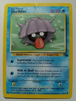Shellder 1999 1st Edition 54/62 Pokemon Collectible Card - Image 1